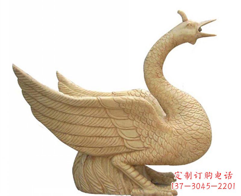 常州公园喷水凤凰石雕
