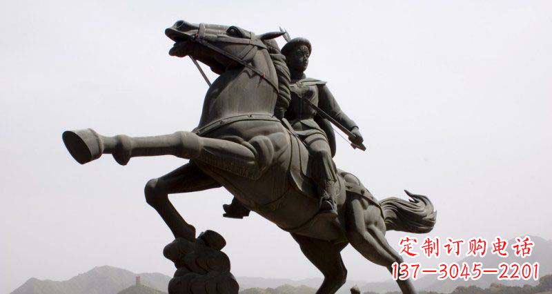 常州西方风格骑马雕塑