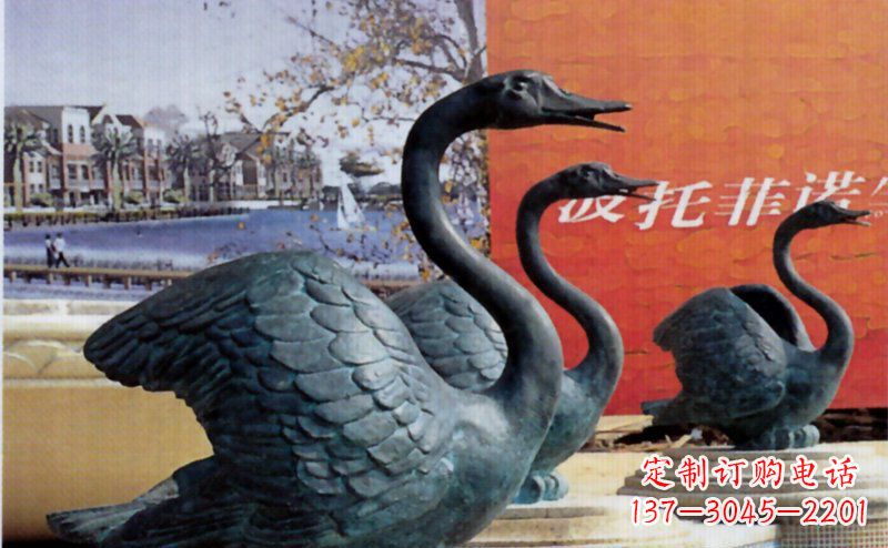 常州优质青铜天鹅雕塑