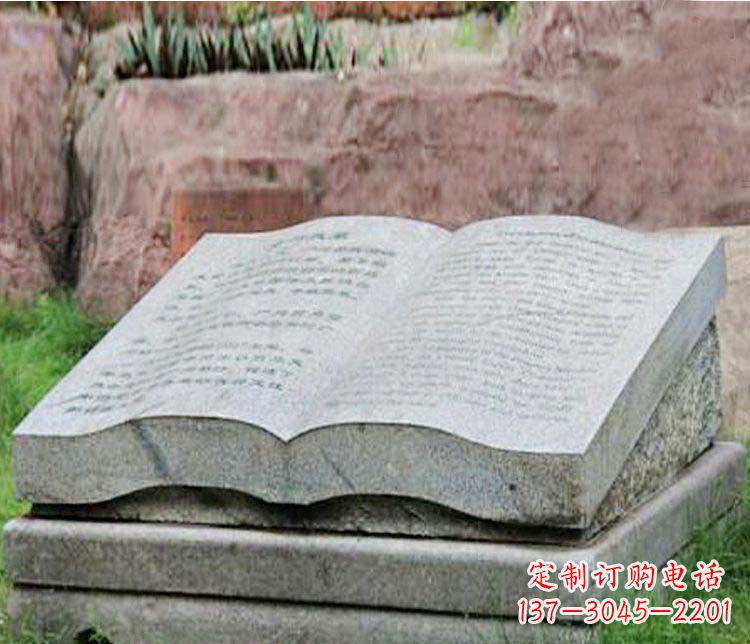 常州公园书籍园林景观石雕