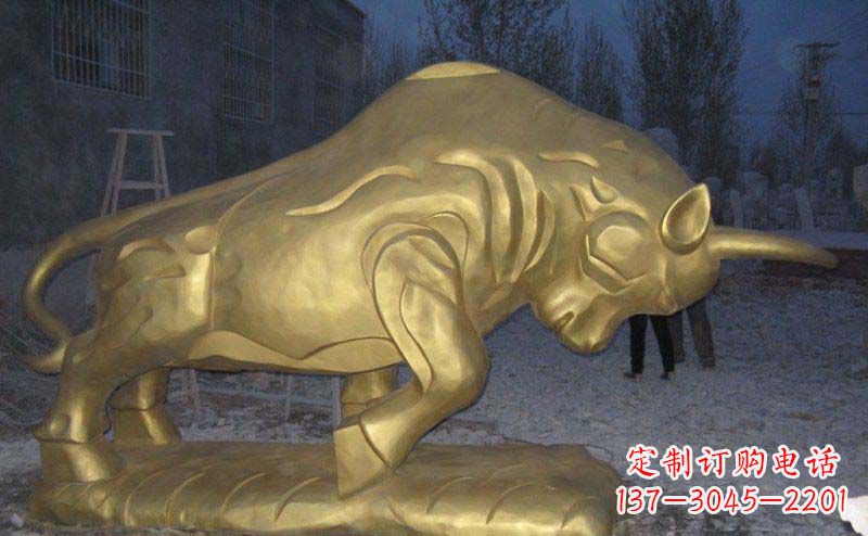 常州拓荒牛铜雕—瑰丽壮观的动物雕塑