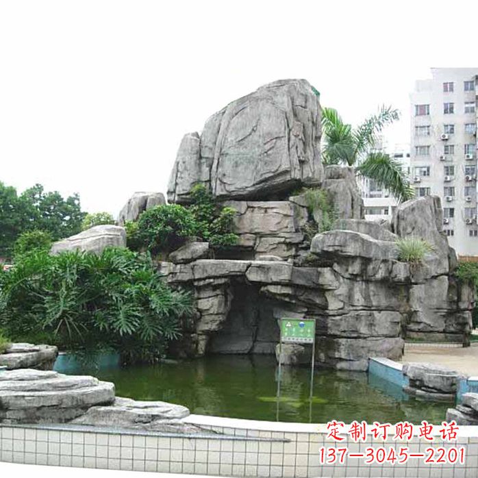 常州精美假山雕塑