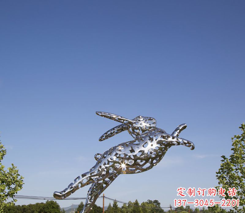 常州不锈钢兔子雕塑