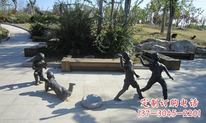 常州精美铜制儿童雕塑