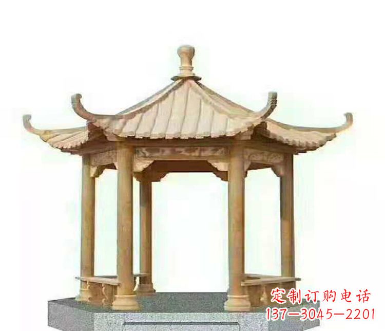 常州晚霞凉亭石雕