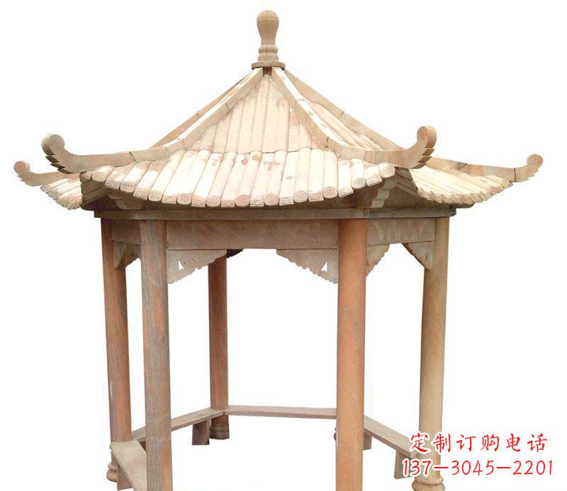 常州精美六角凉亭雕塑