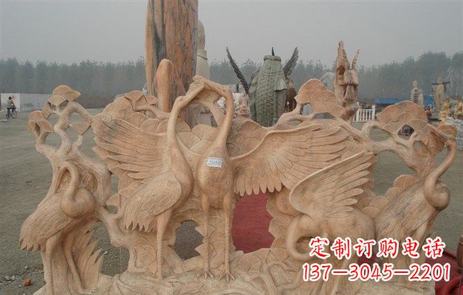 常州精美仙鹤雕塑