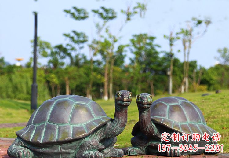 常州中领雕塑别具特色的乌龟铜雕