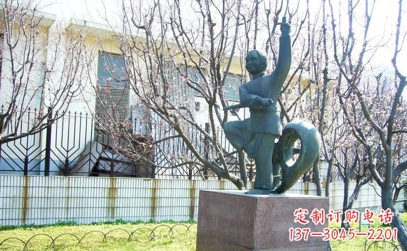 常州精致细腻的老人铜雕