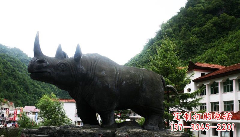 常州艺术犀牛石雕