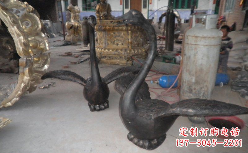 常州汇聚灵性的仙鹤塑像
