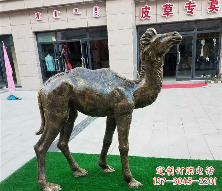 常州精美铜雕骆驼雕塑