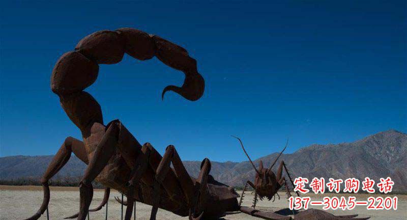 常州中领雕塑精美铜雕蝎子雕塑