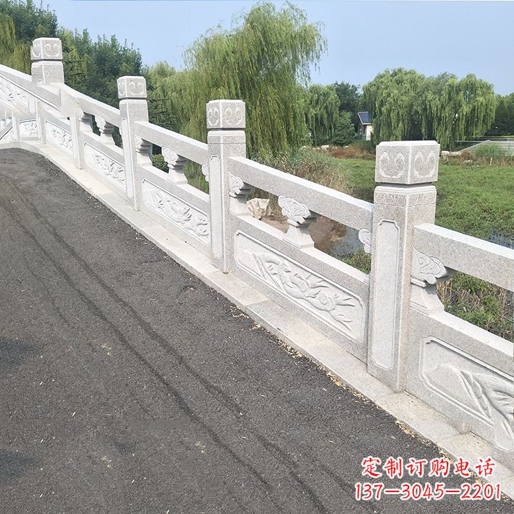常州独特的大理石栏杆护栏雕塑,让公园更加精致