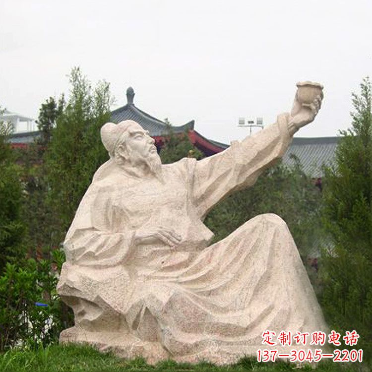 常州以李白石雕彰显高雅艺术