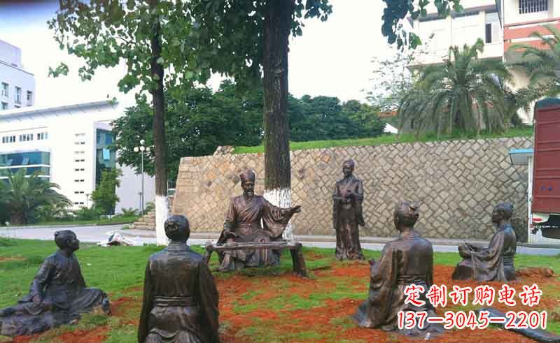 常州艺术经典朱熹铜雕雕塑