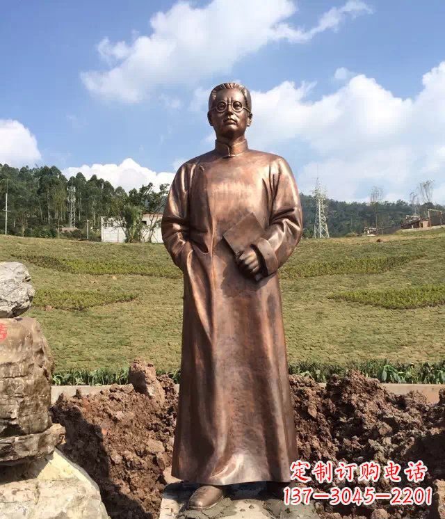 常州陶行知雕塑珍贵的纪念收藏品