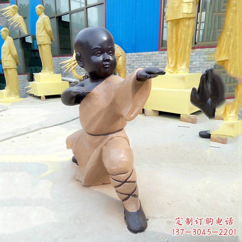 常州功夫小和尚雕塑