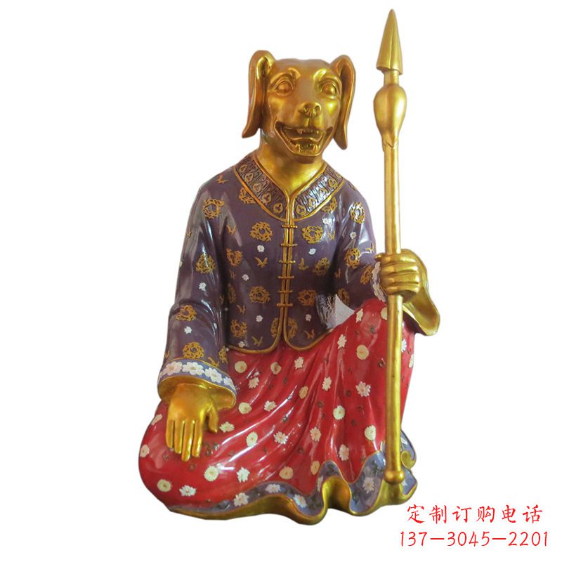 常州高端可爱的玻璃钢生肖雕塑