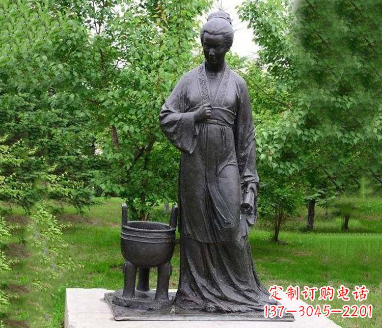 常州李清照铜雕-精致的传统艺术