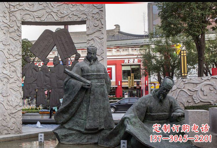 常州阎立德铜雕名人雕塑精美绝伦