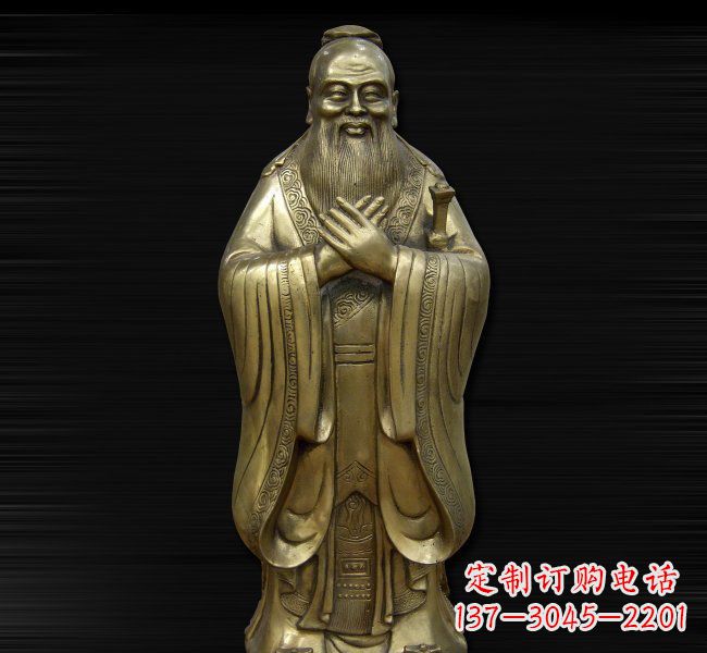 常州依德行者·古代名人铸造孔子雕塑