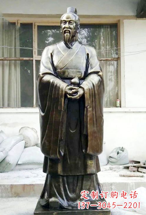 常州精美扁鹊铜像,精雕细琢,展现古典之美