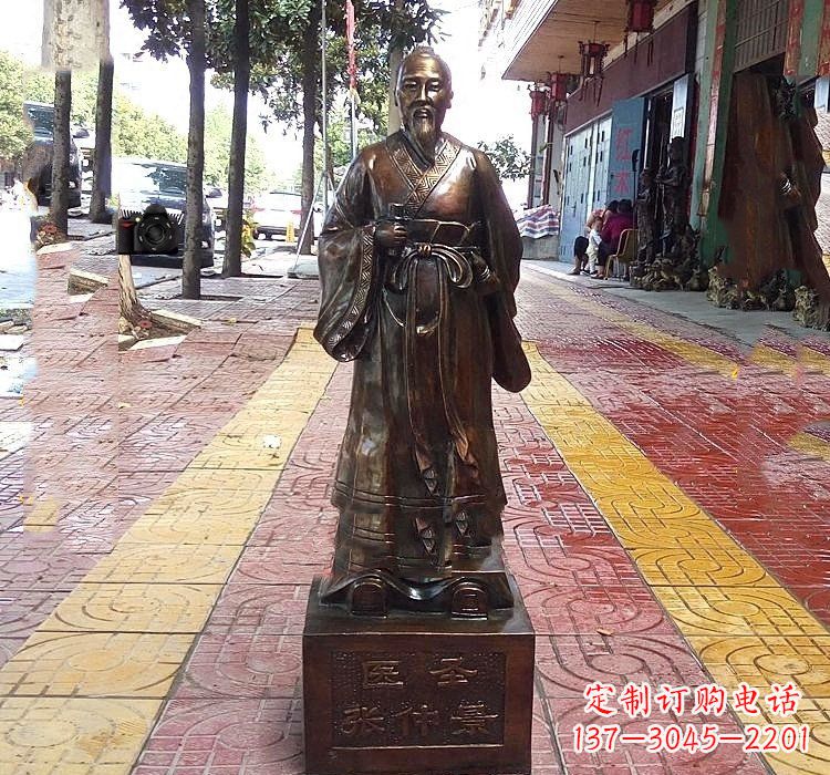 常州张仲景全新铜雕系列