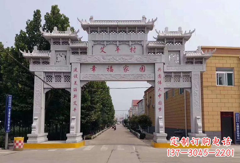 常州精美古代牌坊雕塑,尽显贵族品质