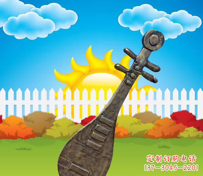常州精美古典琵琶雕塑