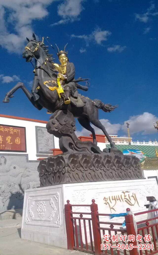 常州古代骑马人物雕塑