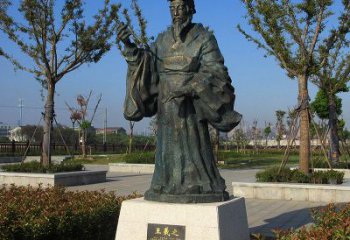 常州精美大师级铜雕——王羲之雕像