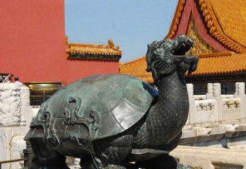 常州精美铜雕龙龟，给你公园独特色彩