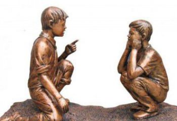 常州专业定制小品铜雕-尊贵的雕塑男孩
