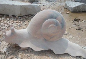 常州真实大小的蜗牛石雕