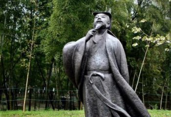 常州诞生于中国古代传奇的雕塑——王羲之铸铜雕塑