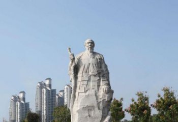 常州具有历史意义的画家齐白石汉白玉雕像