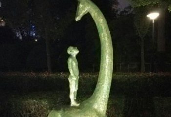 常州壮观绝伦的长颈鹿雕塑