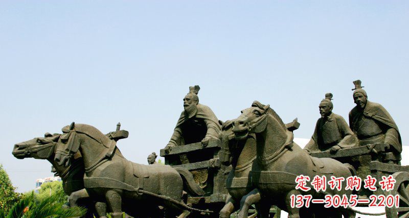 常州中领雕塑--尊贵马车雕塑