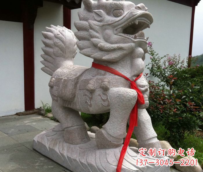 常州古典神麒麟石雕,令人叹为观止的精美艺术