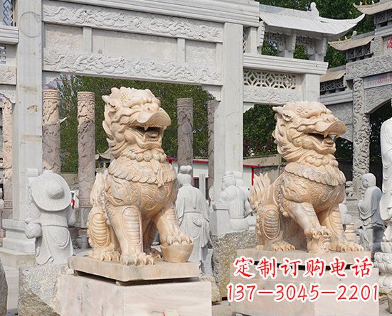 常州古典神麒麟石雕,传承古老文化