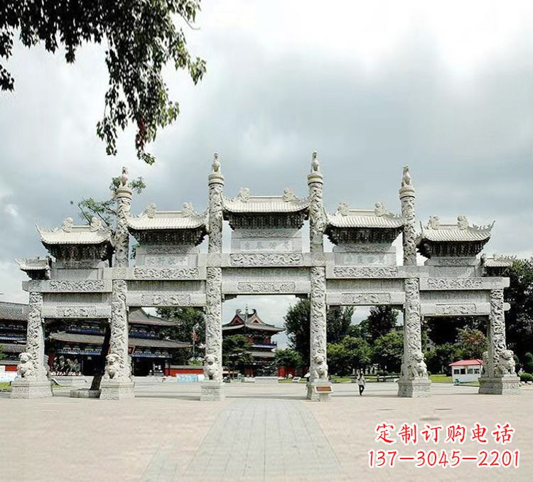 常州古代石牌坊雕塑