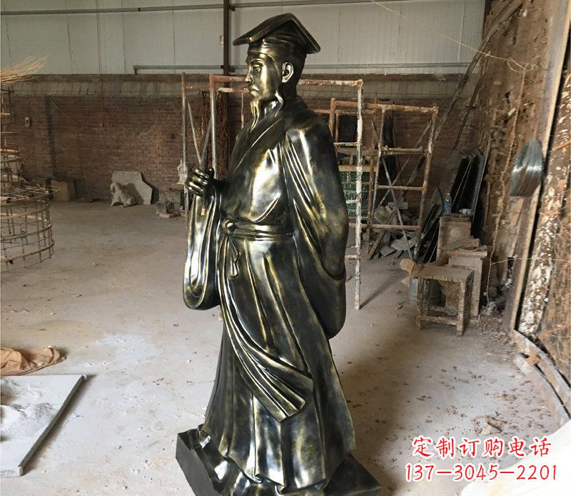 常州千古经典——代表古代艺术审美的王羲之雕塑