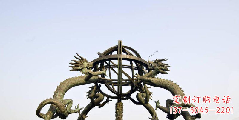 常州传承中国古代文化,浑天仪铜雕——让精致的往事重现