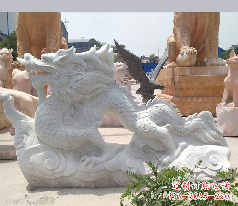 常州古代镇宅动物龙石雕
