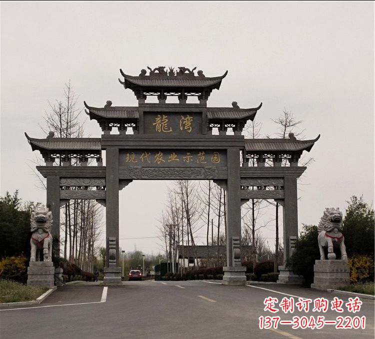 常州品质精湛的古石牌坊雕塑