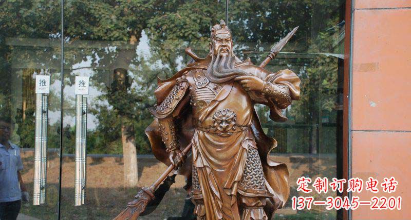 常州关公古代人物铜雕