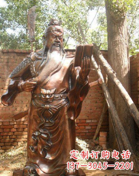 常州全新关公铜雕,让你的收藏更个性!