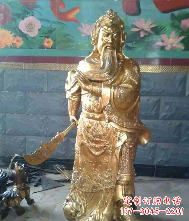 常州精美铜雕关公雕塑