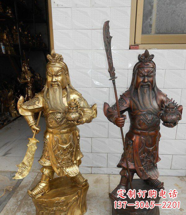常州拥有历史韵味的关公武财神铜雕